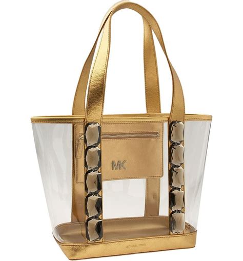 clear handbags michael kors|Michael Kors transparent bag.